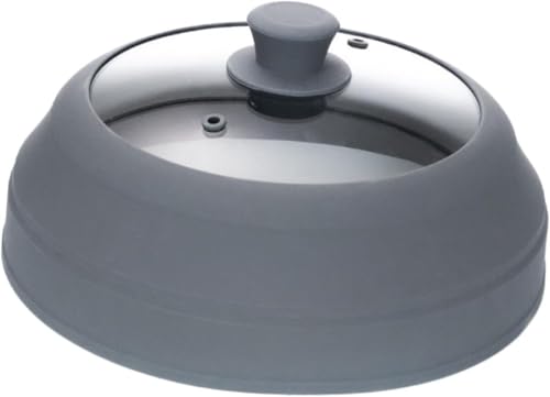 Bianstar の折りたたみ式耐熱食品蓋は、防滴性があり、食品の保管に適しており、電子レンジ対応で、加熱中に汚れが付くのを防ぎ、ほとんどの容器にフィットし、家庭やキッチンでの使用に最適です。 [並行輸入品]